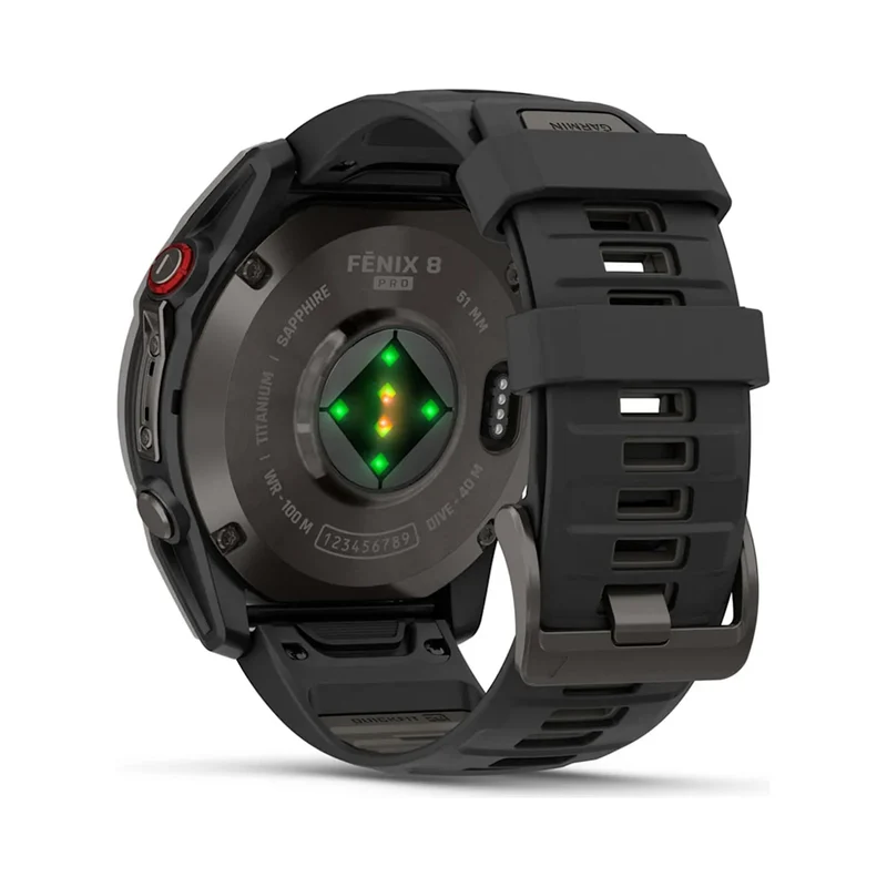 fenix 8 Pro - 51 mm AMOLED Pulsuhr -schwarz,grau