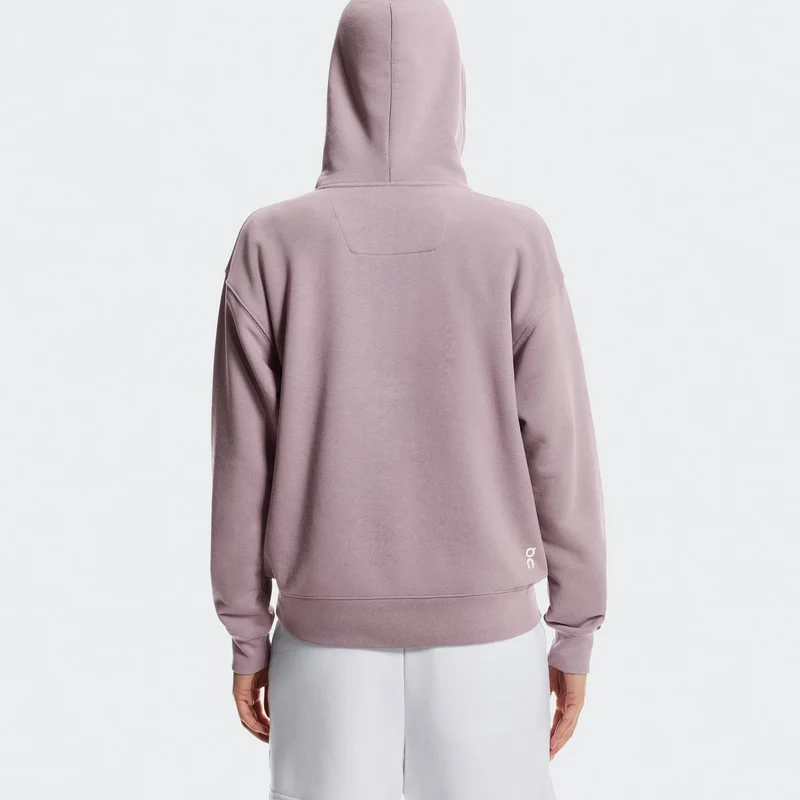 Club Hoody Damen - mauve, weiß