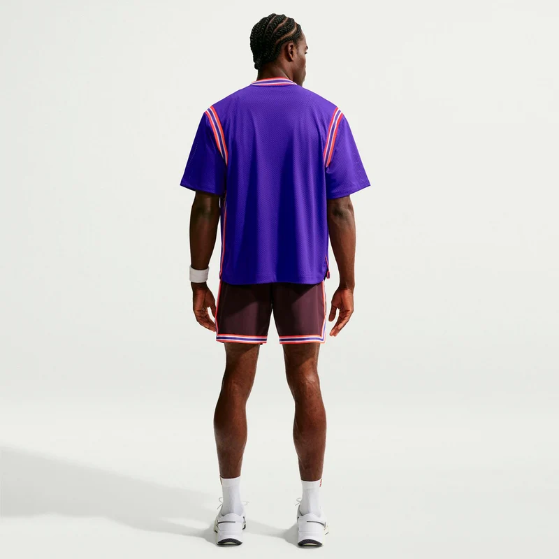 Carlos Alcaraz Court Slam Polo Herren - lila, orange