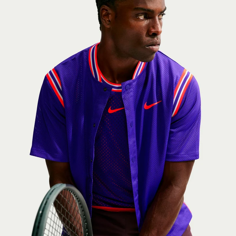 Carlos Alcaraz Court Slam Polo Herren - lila, orange