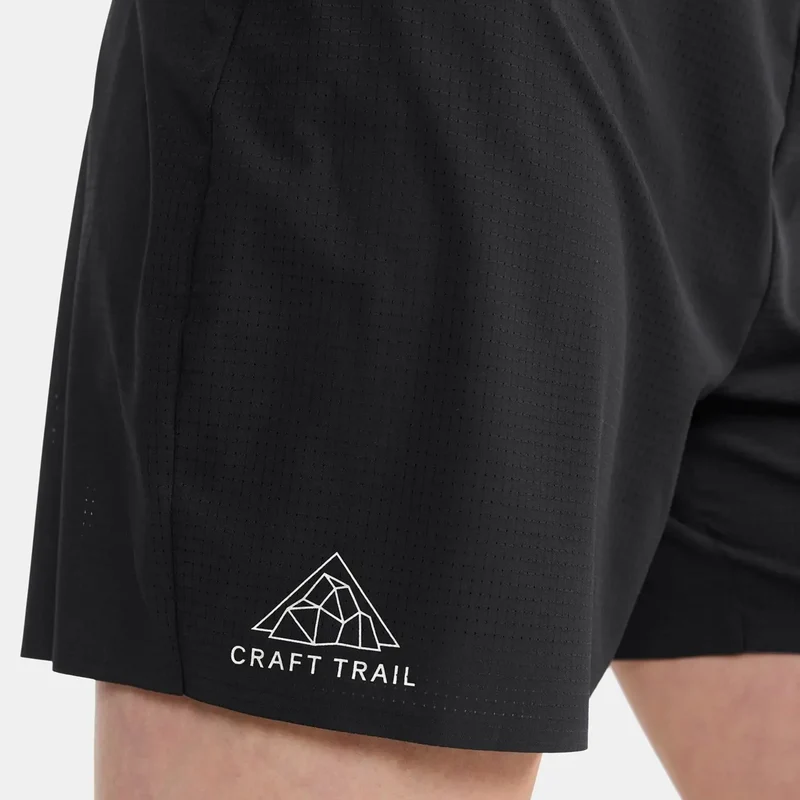 Pro Trail Laufshorts Damen-Schwarz