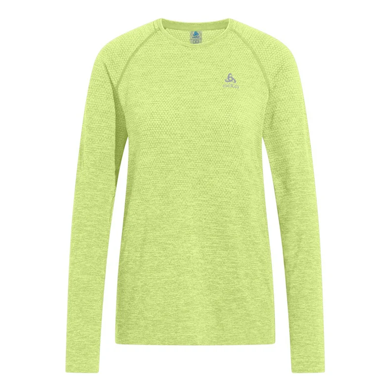 Essential Seamless Longsleeve Damen-Limette