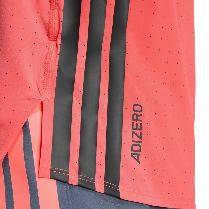 adizero Laufshirt Herren - rot, schwarz