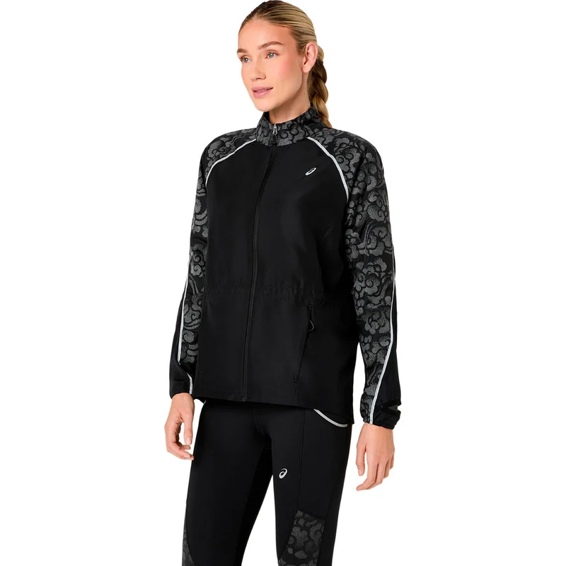 Road Lite-Show Packable Laufjacke Damen - schwarz