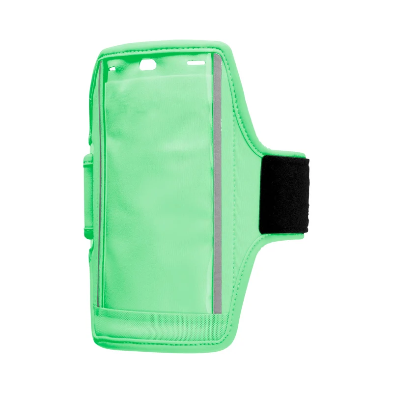 Essentials Smartphone Laufarmband - grün, grau