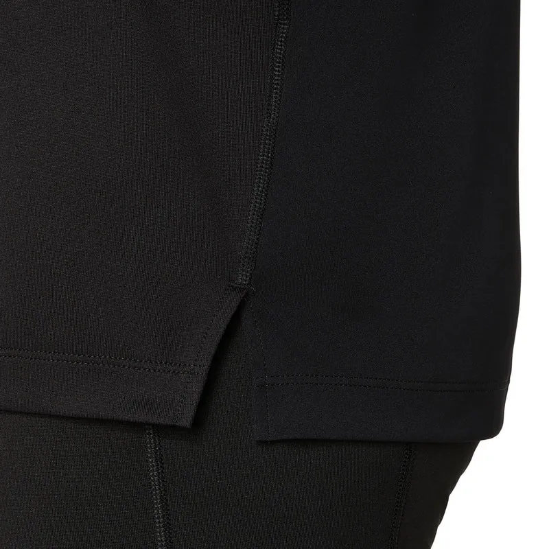 Core 1/2 Zip Winter Laufshirt Herren - schwarz