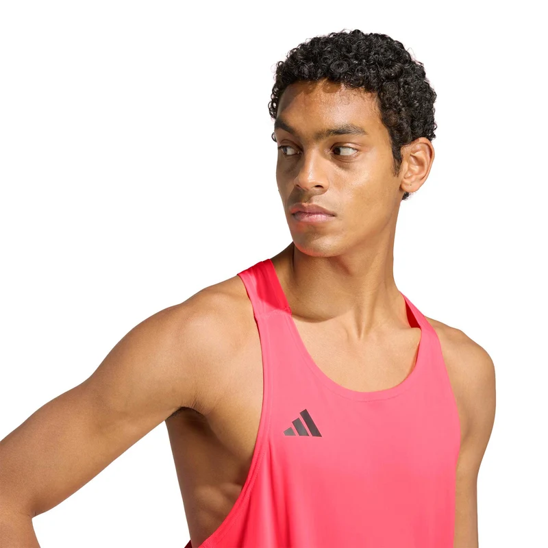Adizero Essential Laufshirt Herren - koralle