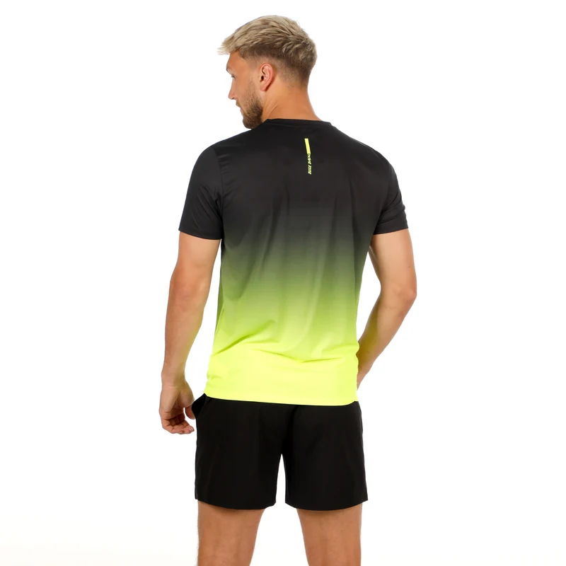 Night Flash T-Shirt Herren - schwarz, neongelb