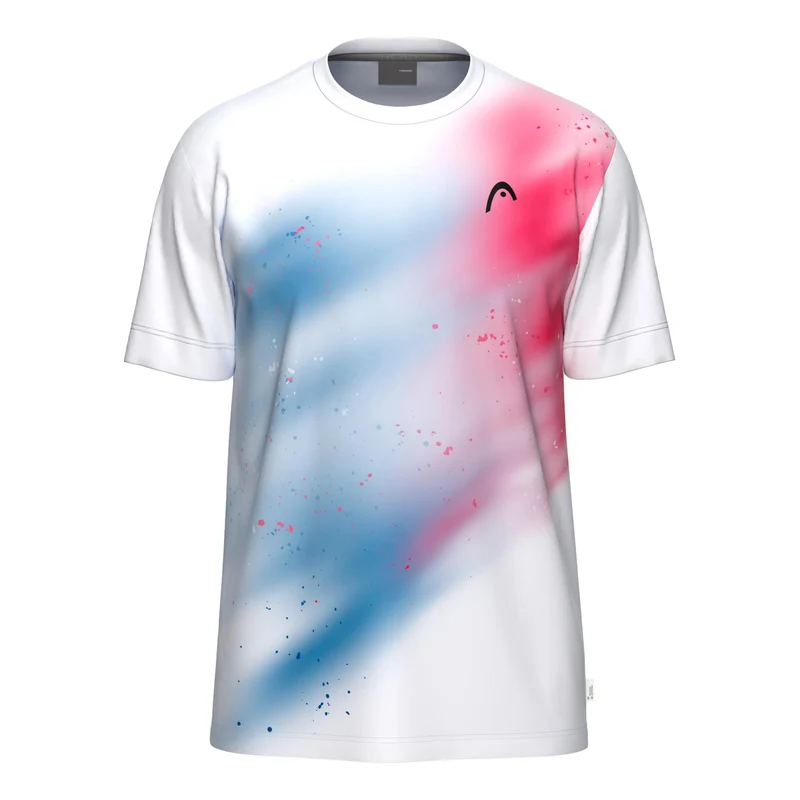 Topspin T-Shirt Herren - blau, weiß
