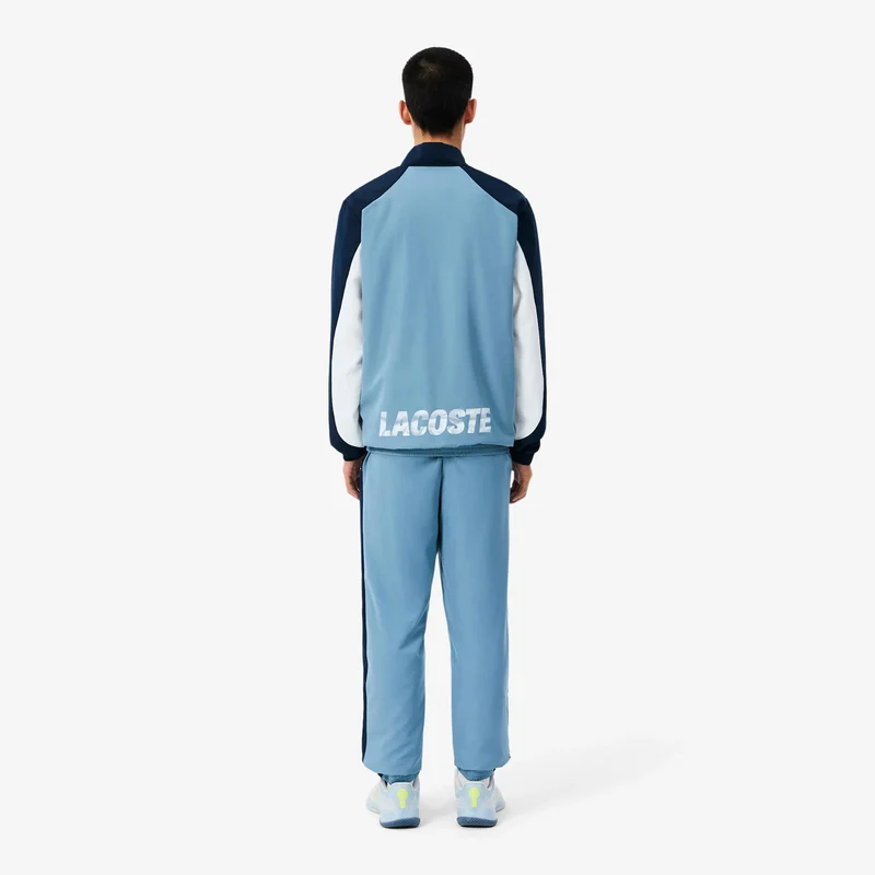 Trainingsanzug Herren - blau, weiß
