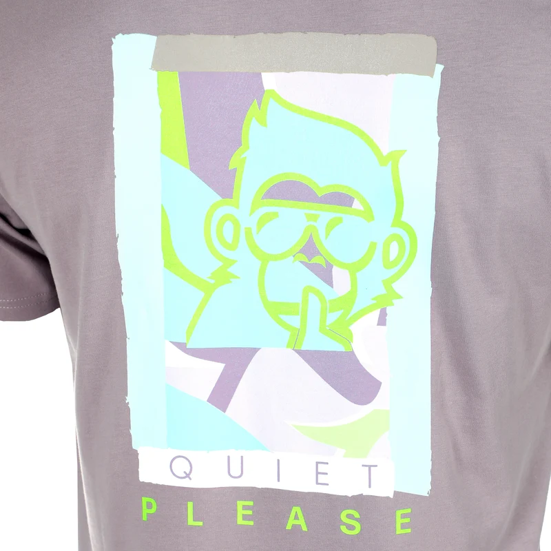 Mind Collage T-Shirt Herren-Lila,Mehrfarbig