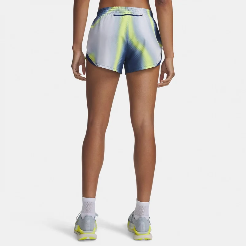Velociti Pro 3in Laufshorts Damen - blau, mehrfarbig