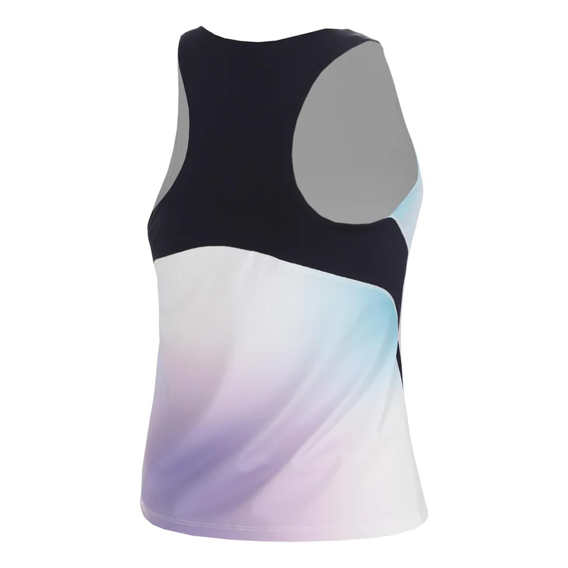 Savannah (built-in-bra) Tank-Top Damen - weiß, mehrfarbig
