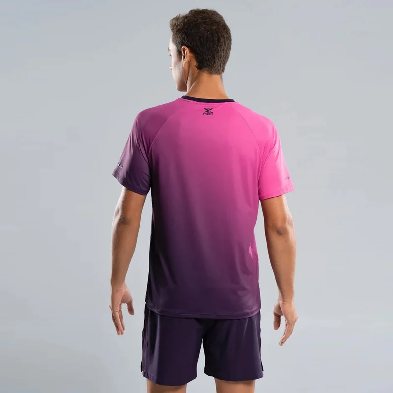Pro T-Shirt Herren-pink, schwarz
