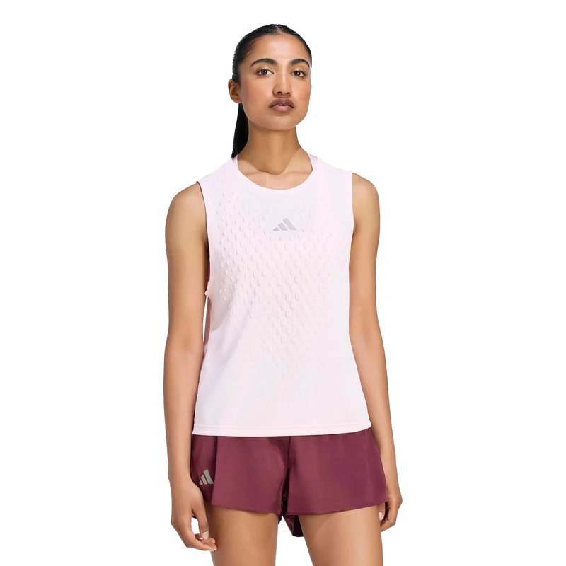 3D Pro Tank-Top Damen - pastellrosa, silber