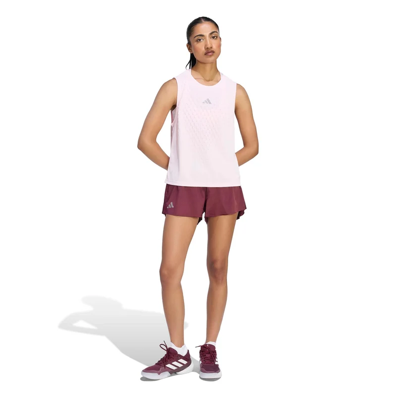 3D Pro Tank-Top Damen - pastellrosa, silber