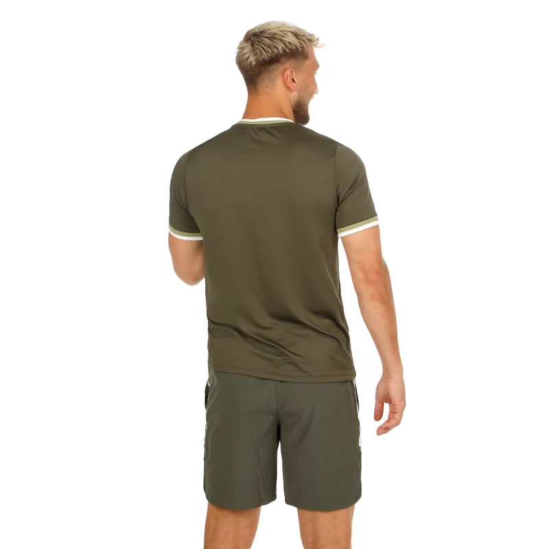 Memories Break Ringer T-Shirt Herren - dunkelgrün