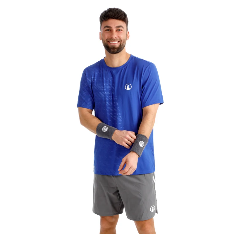 Drop 7in Shorts Herren - grau, weiß