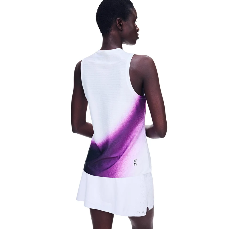 Court Swing Tank-Top Damen - weiß, berry