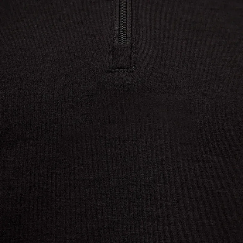 HYROX Cloudspun 1/4 Zip Laufshirt Damen - schwarz