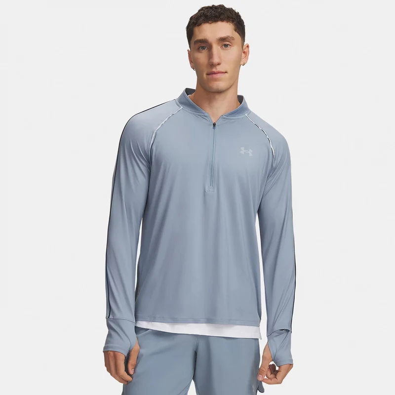 Velociti Half Zip Laufshirt Herren - blau