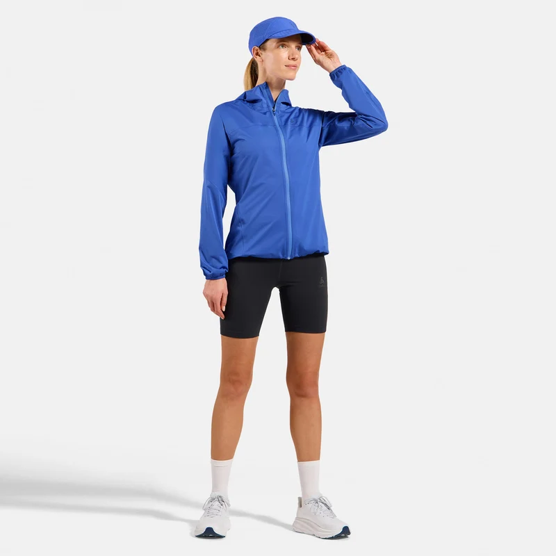 X-Alp Waterproof Laufjacke Damen - blau, blau