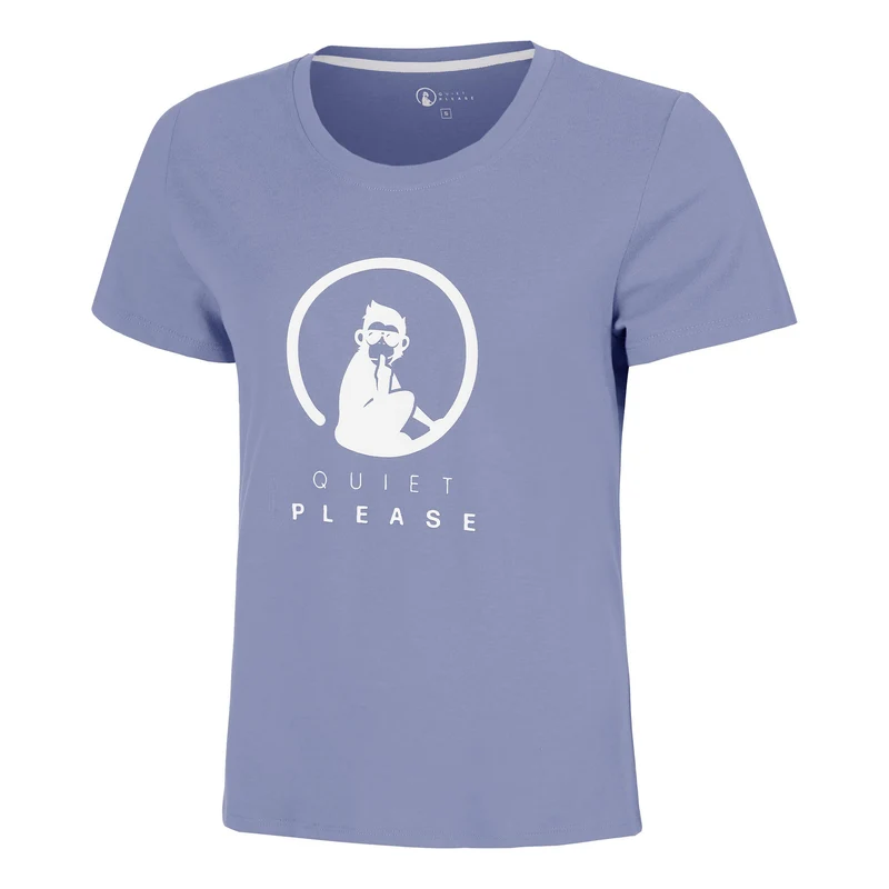 Glow Training T-Shirt Damen - blau