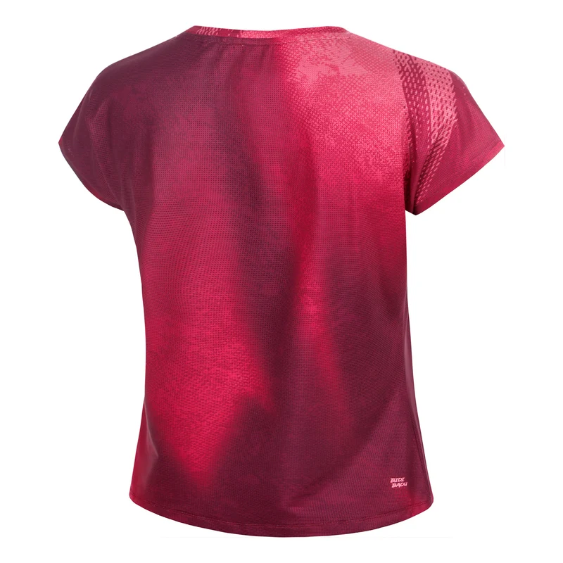 Freeze Out T-Shirt Damen - dunkelrot, pink