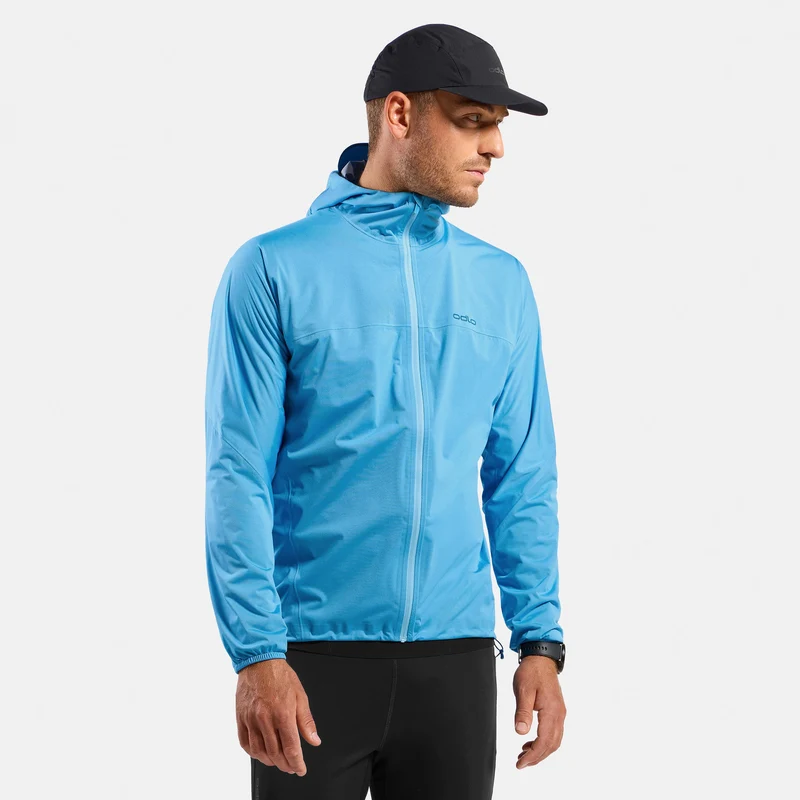 X-Alp Waterproof Laufjacke Herren - hellblau