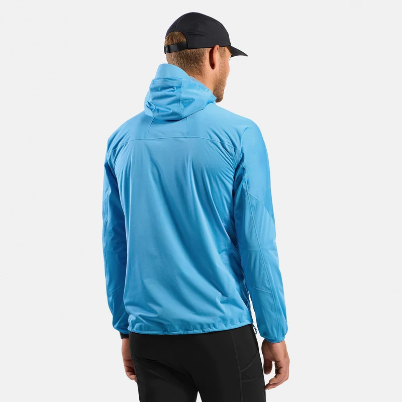 X-Alp Waterproof Laufjacke Herren - hellblau