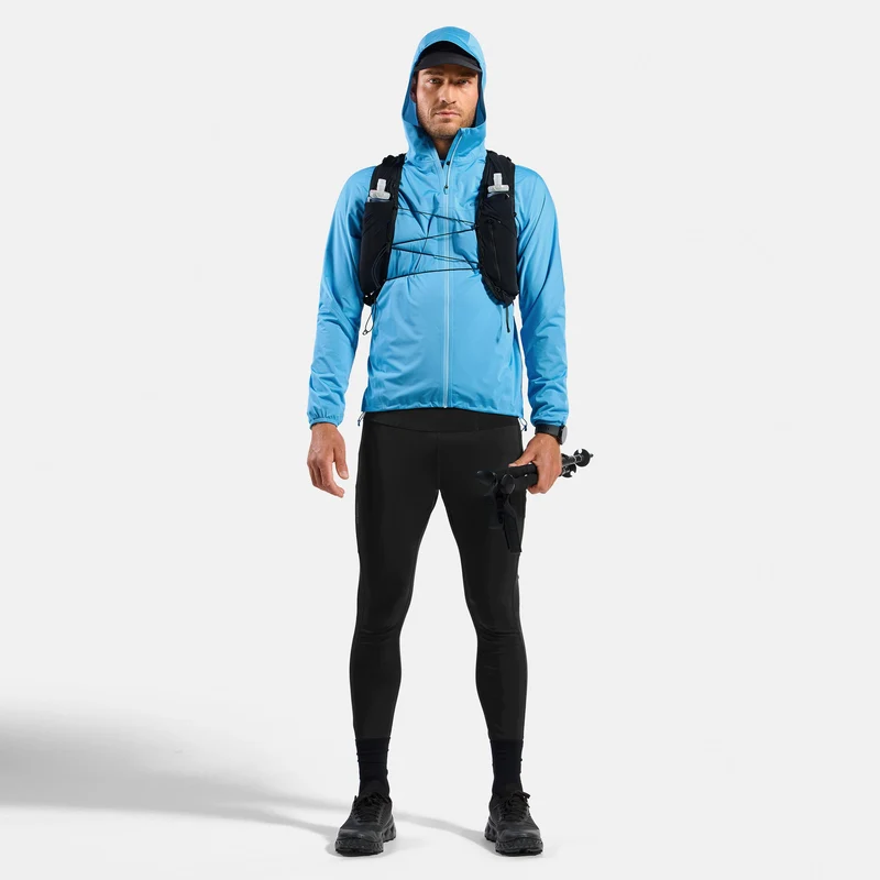 X-Alp Waterproof Laufjacke Herren - hellblau