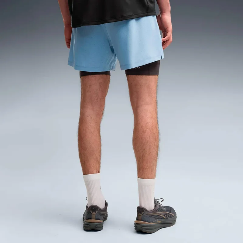 Dreamrun DryCell 2in1 5in Laufshorts Herren - blau