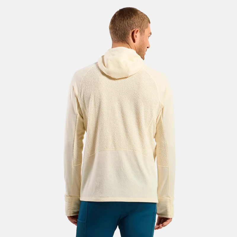 X-Alp Midlayer Laufshirt Herren - creme