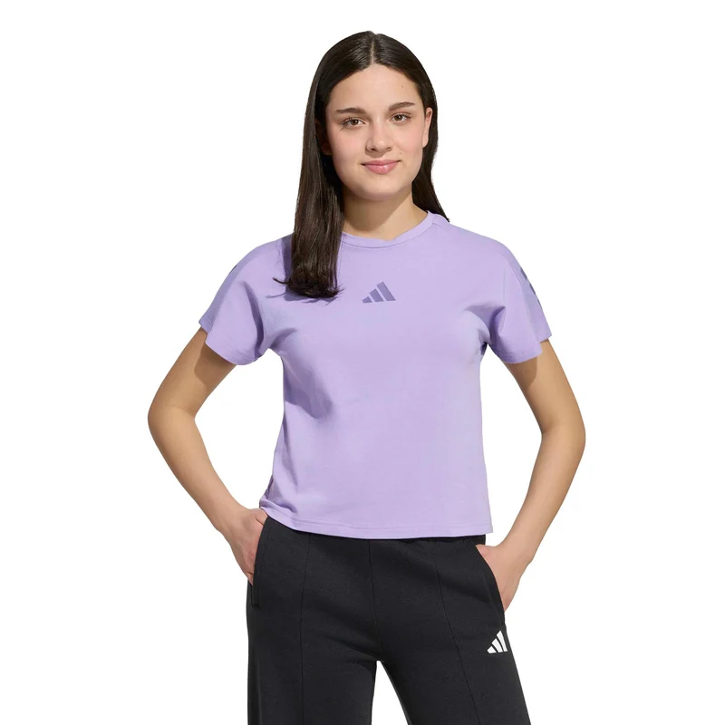 Future Icons 3Stripes T-Shirt Kinder - flieder