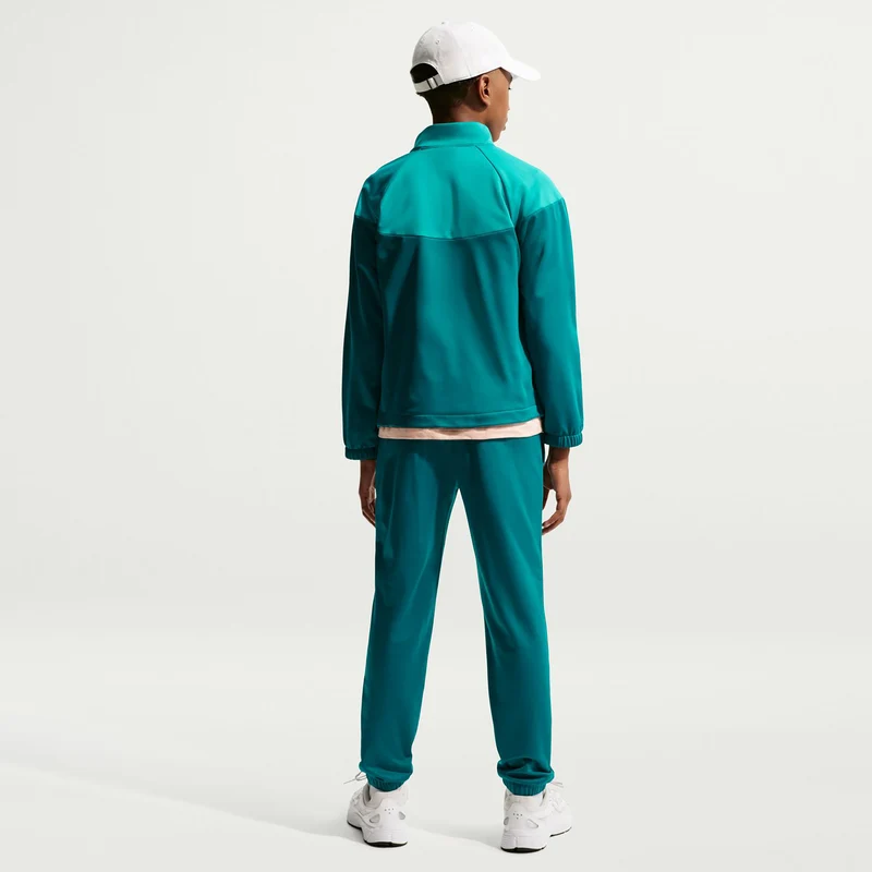 Dri-Fit Full-Zip Trainingsanzug Kinder - petrol, türkis