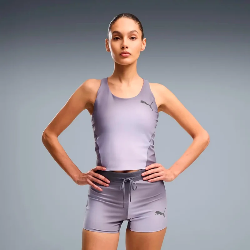 Lightspeed AOP Laufshirt Damen - grau