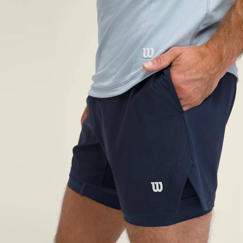 Set Point 7in Lined Shorts Herren - dunkelblau