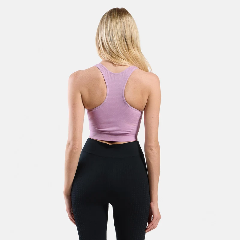 Seamless Medium Padded Sport Sport-BH Damen - lila