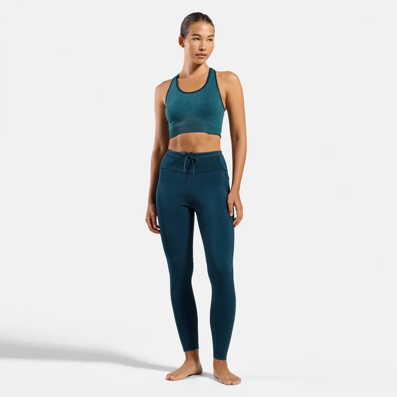 Seamless Medium Padded Sport Sport-BH Damen - petrol