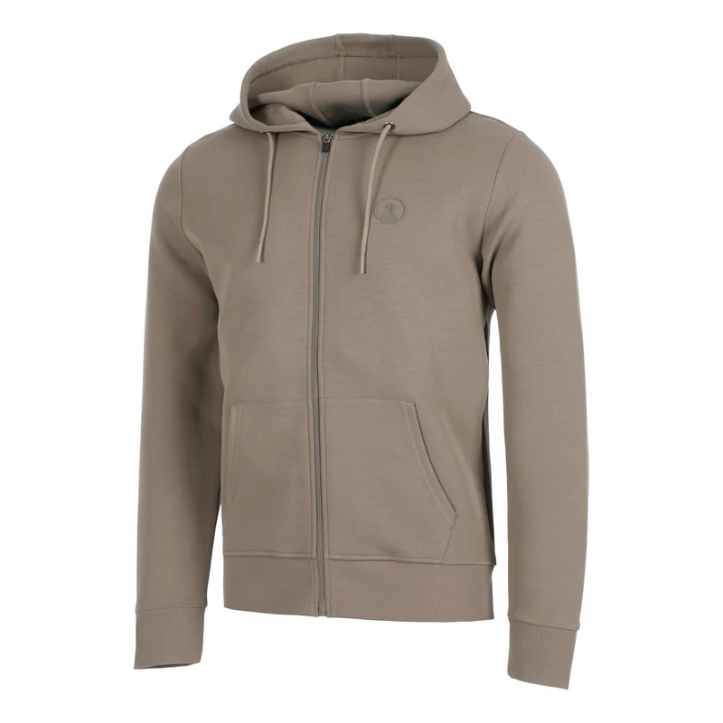 Tonal Core Zip Sweatjacke Herren - grau, braun