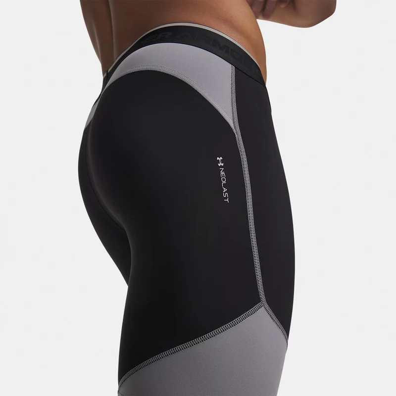 Elite Long Shorts Herren - schwarz, silber