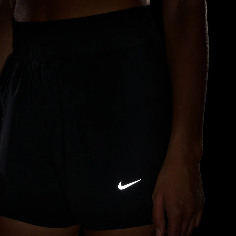 Dri-Fit One High Rise 2in1 3in Shorts Damen - schwarz