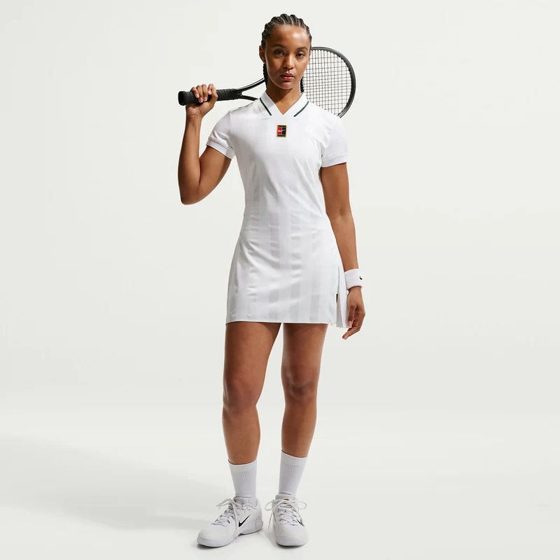 Court Dri-Fit Slam Kleid Damen - weiß