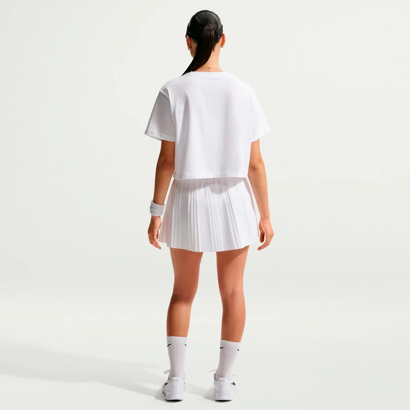 Slam Crop T-Shirt Damen - weiß