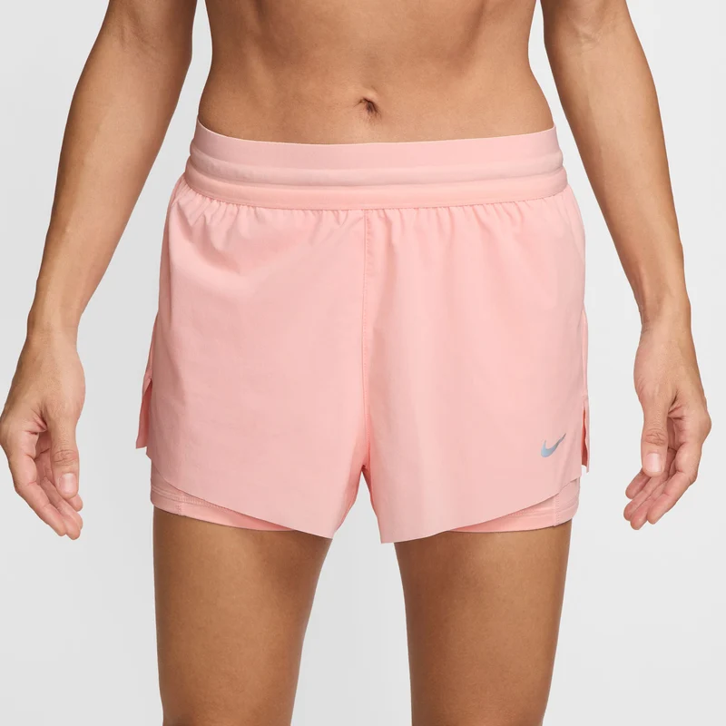 Swift 2in1 Laufshorts Damen - apricot