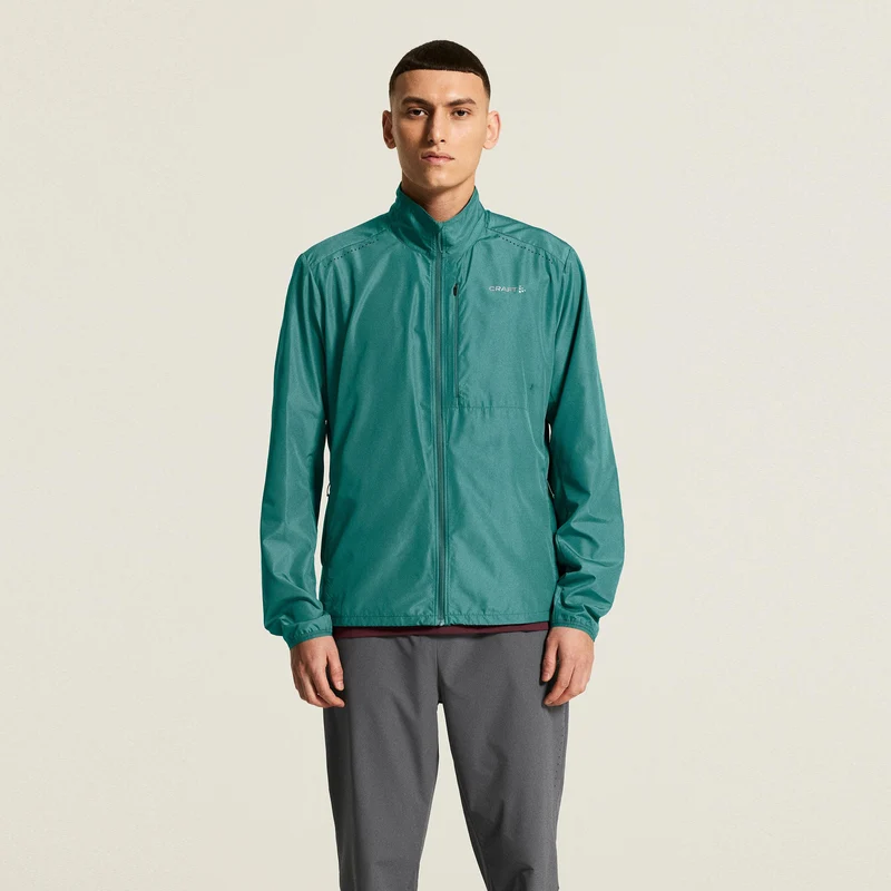 Essence Wind Laufjacke Herren - grün