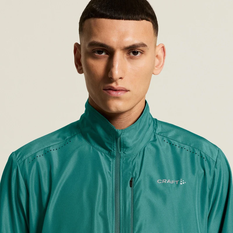Essence Wind Laufjacke Herren - grün