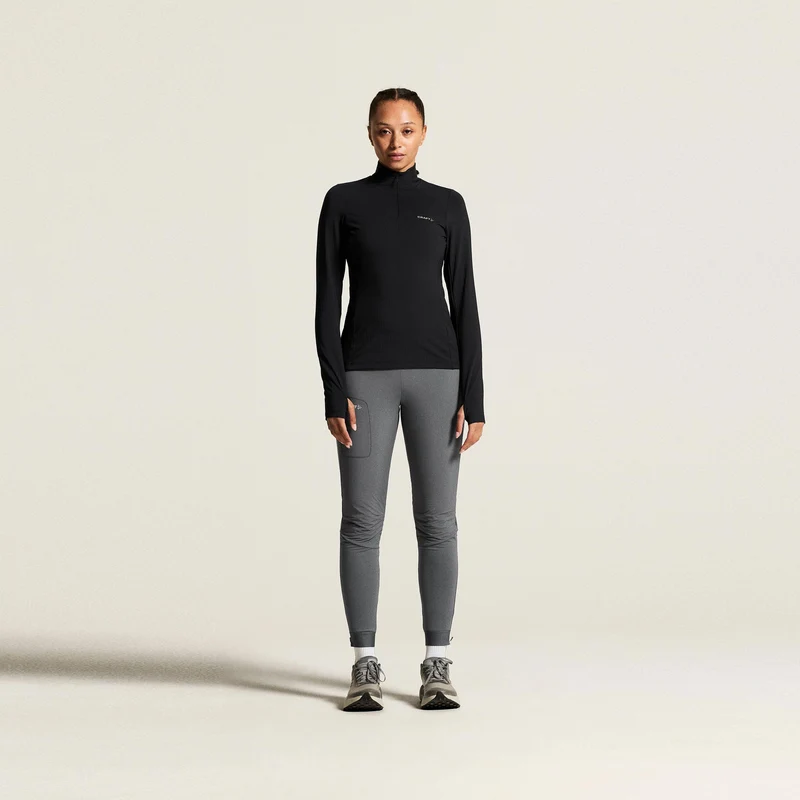 Gain Thermal Laufshirt Damen - schwarz