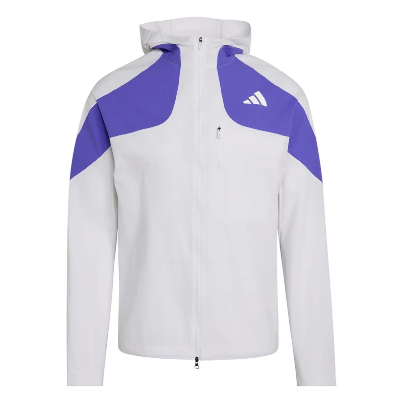 adizero Laufjacke Herren - weiß, blau
