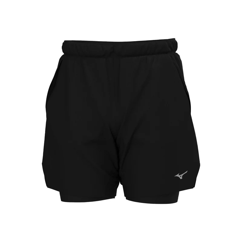 Core 2in1 7.5inch Laufshorts Herren-schwarz